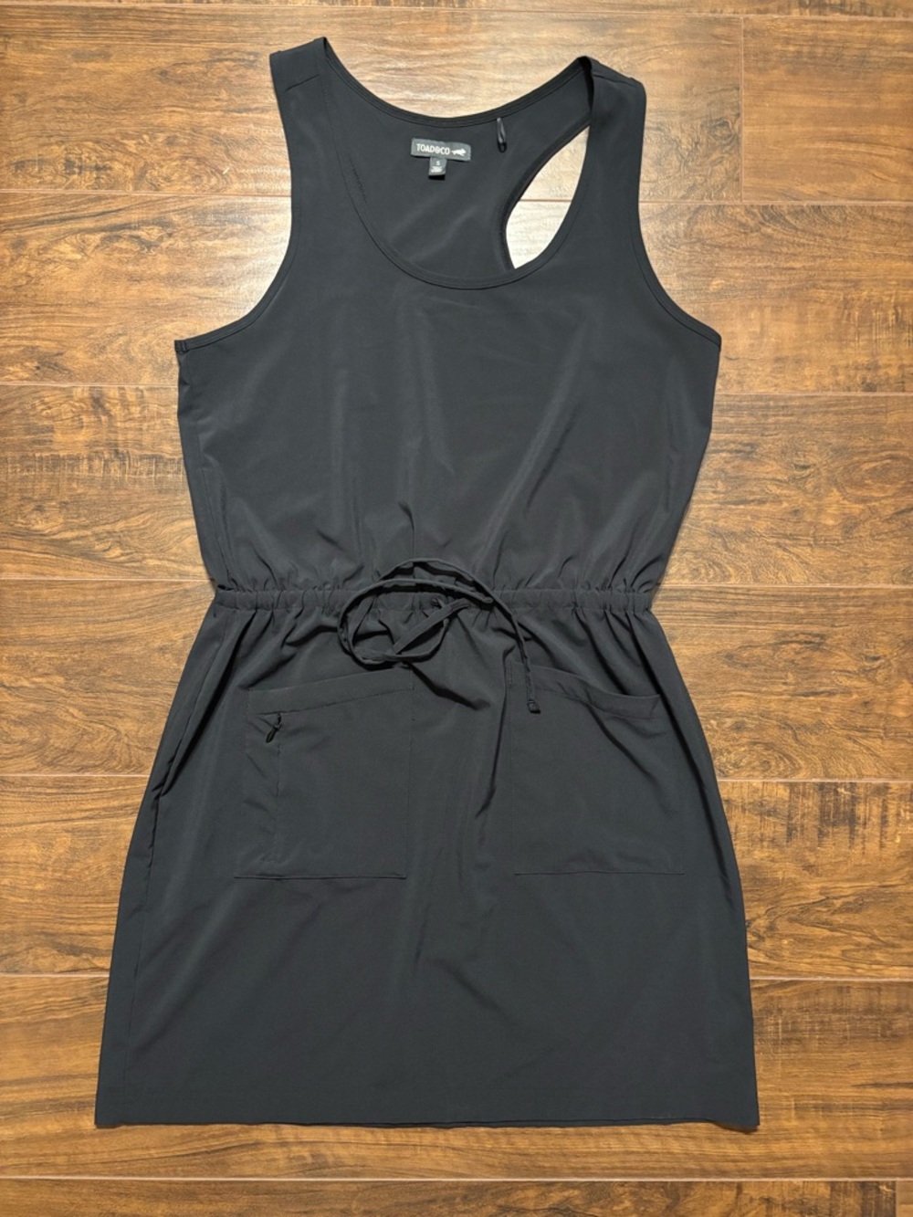 Woman’s Toad & Co Livvy Sleeveless Dress Black Size Small UPF50
